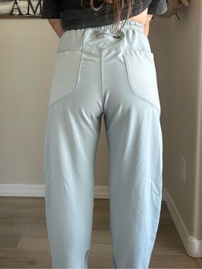 Free People FP movement Barrel Jogger Sweat Pants Zip Ankle Cozy Stretch Lounge